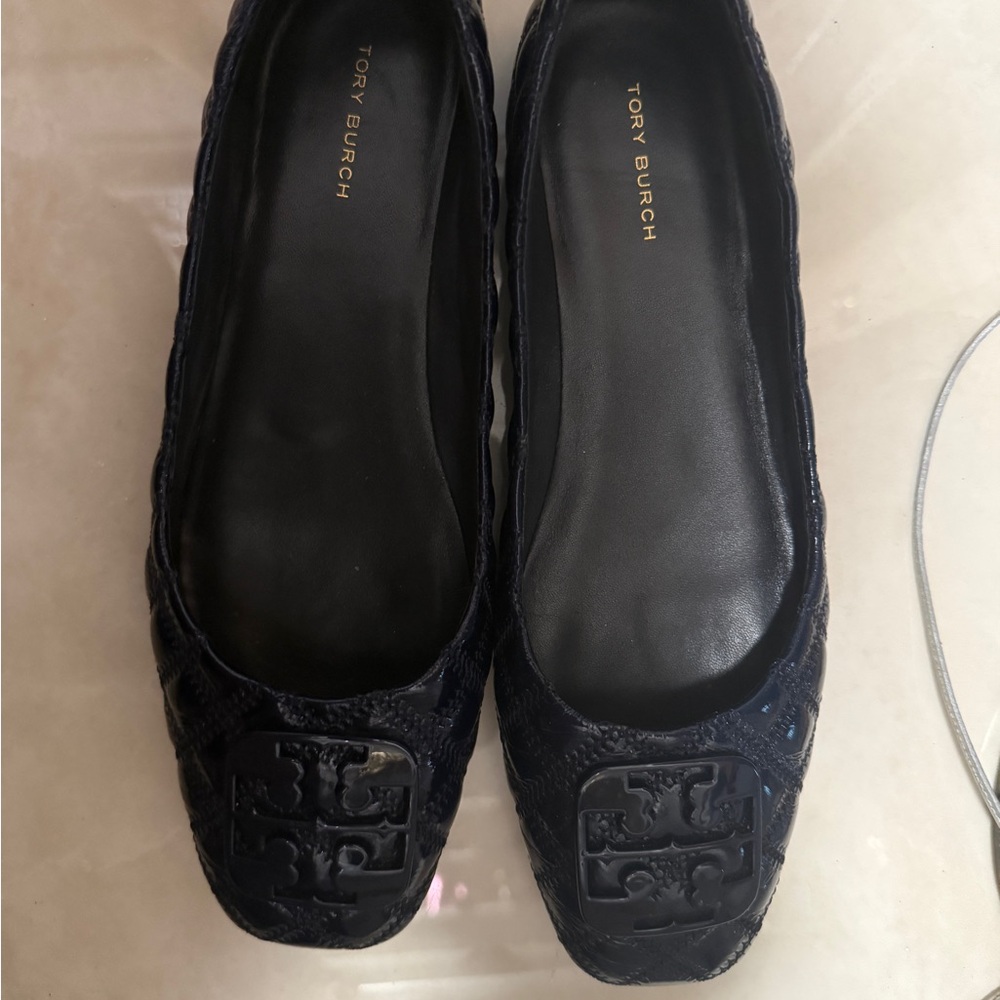 Tory Burch Navy Blue Women's Shoes - Picture 3 of 5